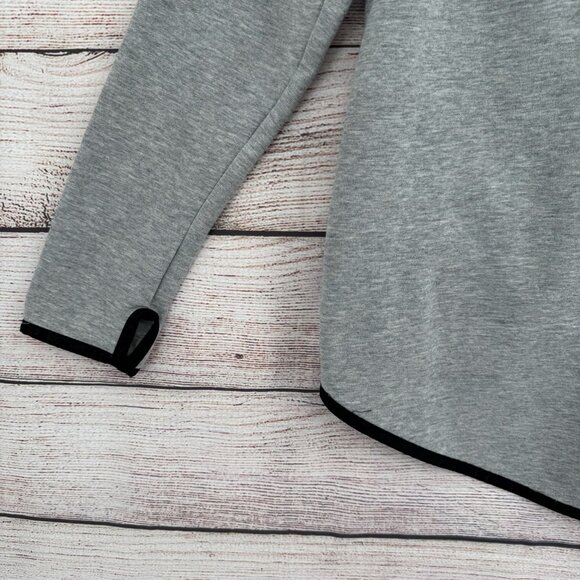 Nike Tech Fleece Asymmetric Cape Zip Hoodie Sweatshirt Women's Large Gray - Picture 6 of 13